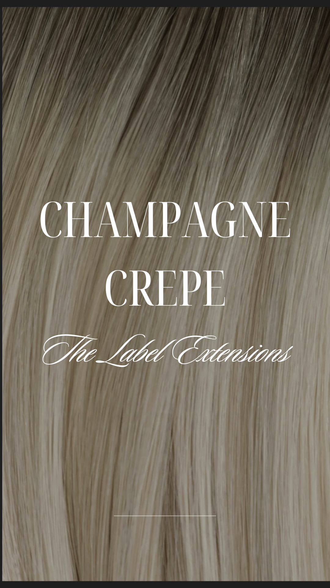 18-20” Champagne Crepe Keratin Bond